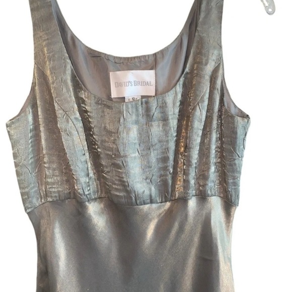 Vintage David’s Bridal y2k sage green Maxi gown Special occasion Party Dress - Picture 7 of 8